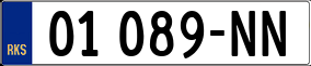 Truck License Plate